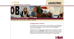 Desktop Screenshot of english.eduglobal.de