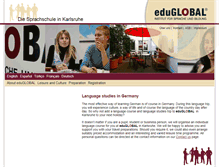 Tablet Screenshot of english.eduglobal.de